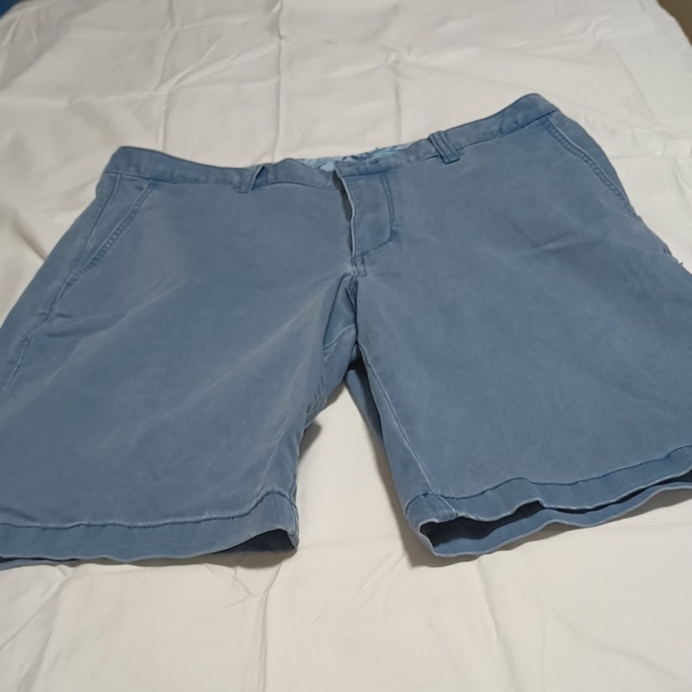 Tommy Bahama Light Blue Flat Front Shorts